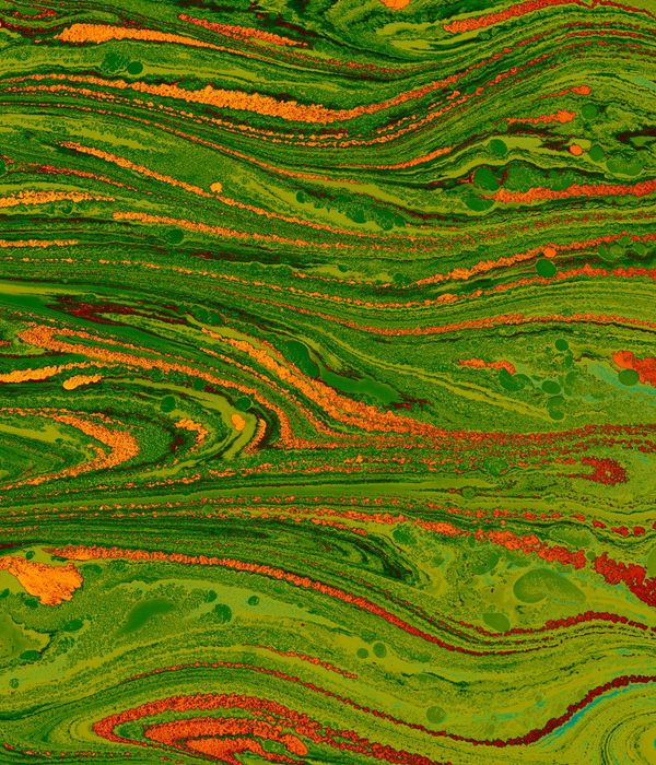 Abstract composition representing morning energy and pulse rhythm